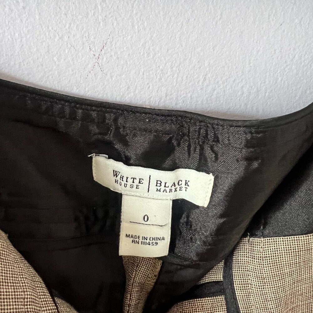 WHBM Linen Blend Suit Shorts - Picture 6 of 7